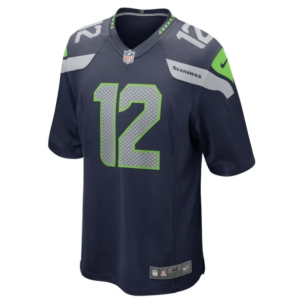 12s seattle seahawks nike game team jersey College navy M