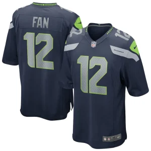 12s seattle seahawks nike team game jersey College navy