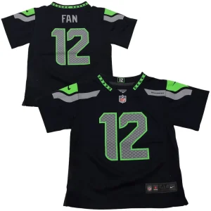 12s seattle seahawks nike toddler game jersey Navy