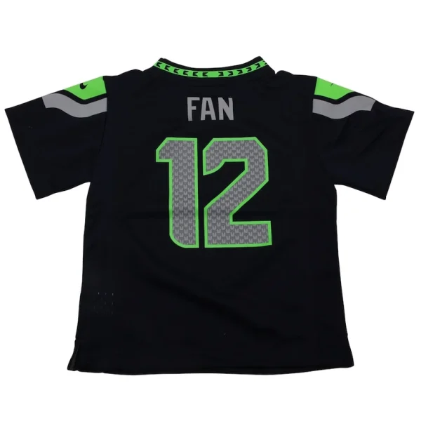 12s seattle seahawks nike toddler game jersey Navy 4T