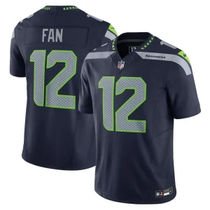 12s seattle seahawks nike vapor f.u.s.e. limited jersey Navy