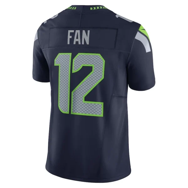 12s seattle seahawks nike vapor f.u.s.e. limited jersey Navy L