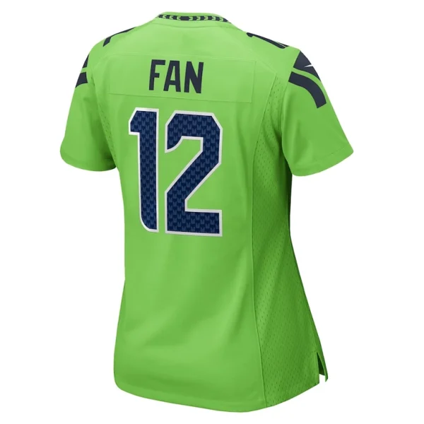 12s seattle seahawks nike womens game jersey Neon green L