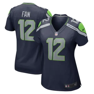 12s seattle seahawks nike womens player jersey Navy