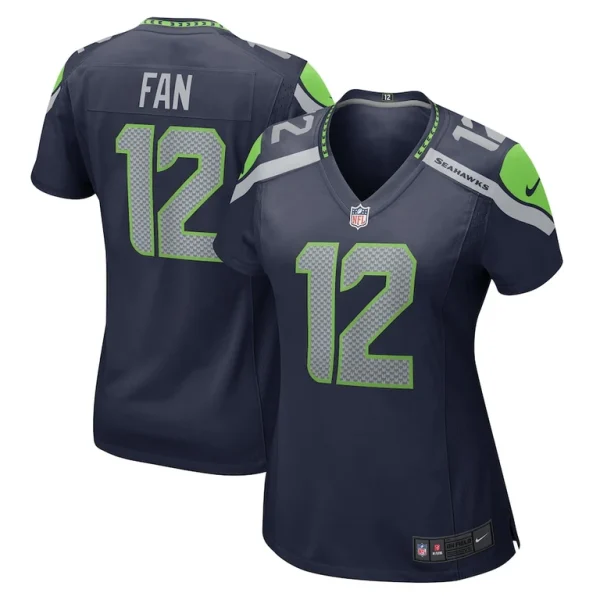 12s seattle seahawks nike womens player jersey Navy