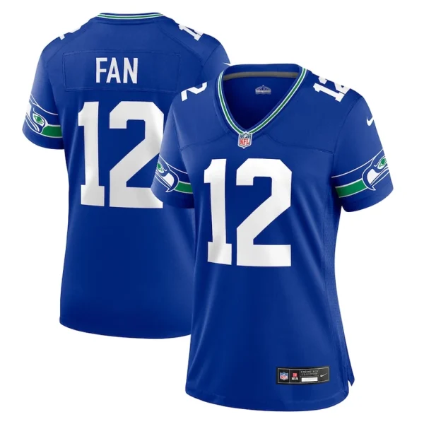 12s seattle seahawks nike womens player jersey Royal