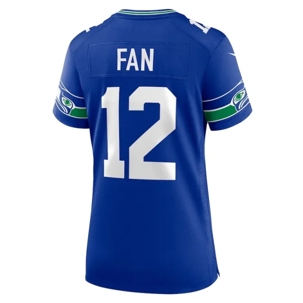 12s seattle seahawks nike womens player jersey Royal L