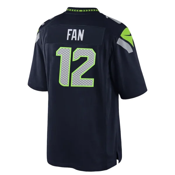 12s seattle seahawks nike youth game jersey Navy Yth L
