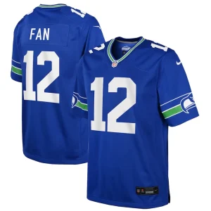 12s seattle seahawks nike youth game jersey Royal