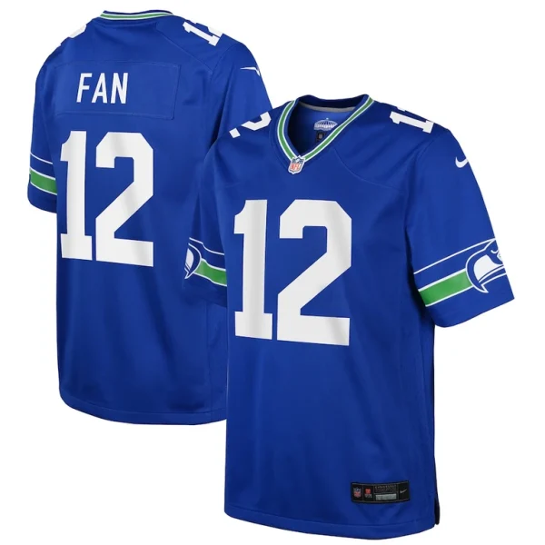 12s seattle seahawks nike youth game jersey Royal