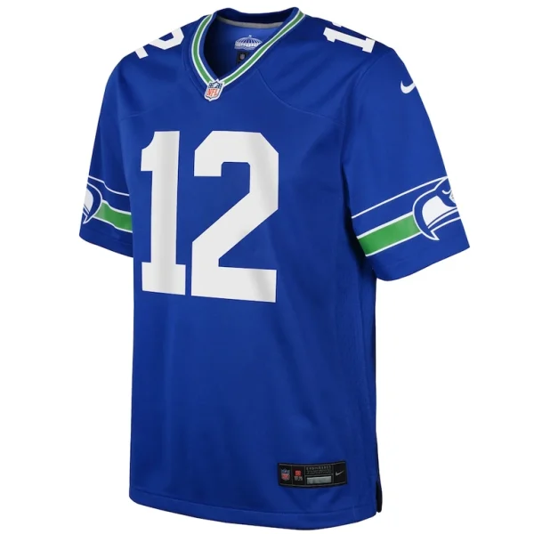 12s seattle seahawks nike youth game jersey Royal Yth M
