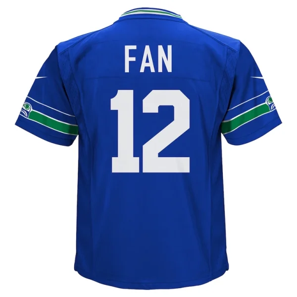 12th fan seattle seahawks nike preschool alternate game jersey Royal 7