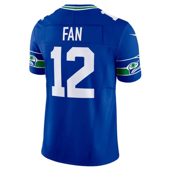 12th fan seattle seahawks nike vapor f.u.s.e. limited jersey Royal L