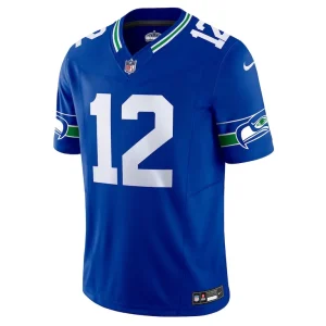 12th fan seattle seahawks nike vapor f.u.s.e. limited jersey Royal M