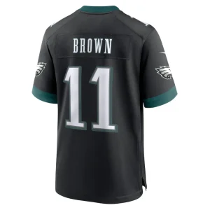 A.j. brown philadelphia eagles nike alternate game jersey Black L