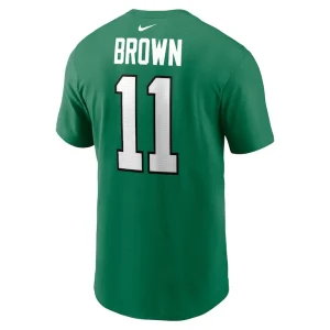 A.j. brown philadelphia eagles nike alternate player name number t shirt Kelly green L