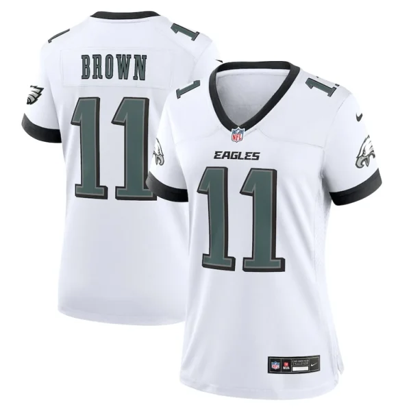 A.j. brown philadelphia eagles nike game jersey White