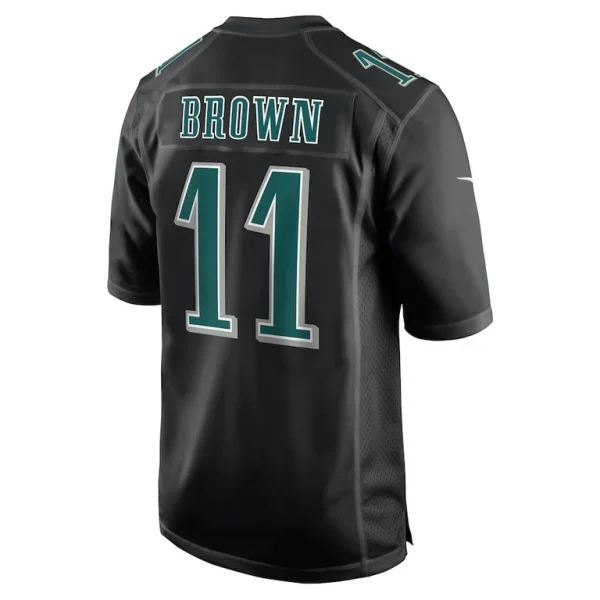 A.j. brown philadelphia eagles nike super bowl lix fashion game player jersey Carbon black L