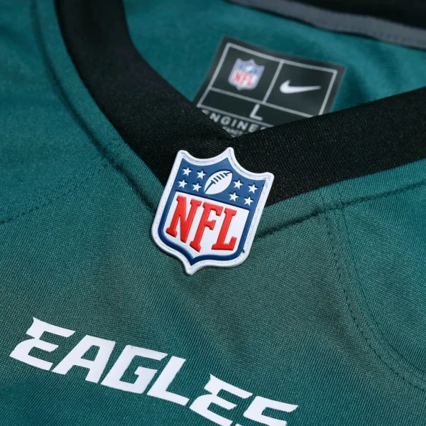 A.j. brown philadelphia eagles nike super bowl lix game player jersey Midnight green XL