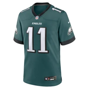 A.j. brown philadelphia eagles nike team game jersey Midnight green M