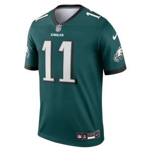 A.j. brown philadelphia eagles nike team legend player performance top Green M