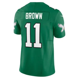 A.j. brown philadelphia eagles nike vapor f.u.s.e. limited jersey Kelly green L