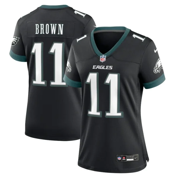 A.j. brown philadelphia eagles nike womens alternate game jersey Black