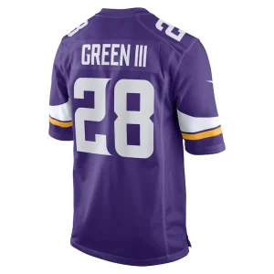 A.j. green iii minnesota vikings nike team game jersey Purple L