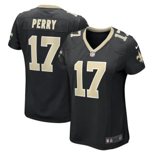 A.t. perry new orleans saints nike womens team game jersey Black