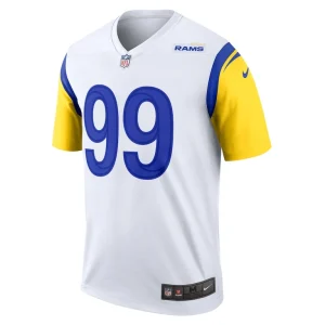 Aaron donald los angeles rams nike alternate legend player performance top White M