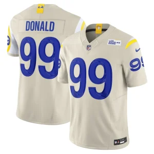 Aaron donald los angeles rams nike alternate vapor f.u.s.e. limited jersey bone Multi