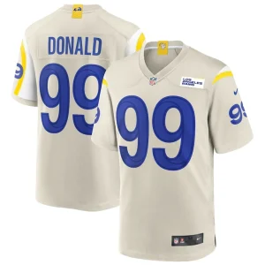 Aaron donald los angeles rams nike game jersey bone Multi
