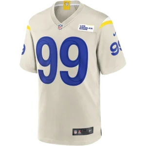 Aaron donald los angeles rams nike game jersey bone Multi M