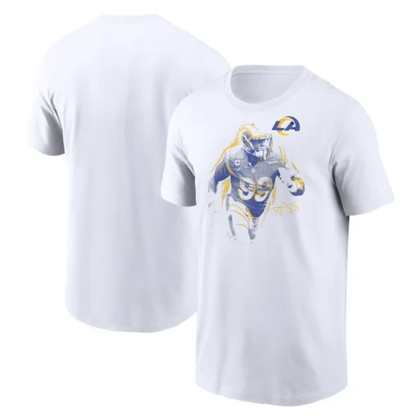 Aaron donald los angeles rams nike player graphic t shirt White