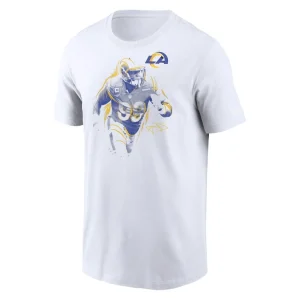 Aaron donald los angeles rams nike player graphic t shirt White M