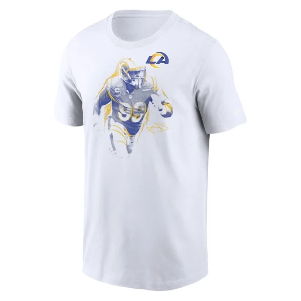 Aaron donald los angeles rams nike player graphic t shirt White M