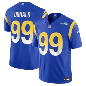 Aaron donald los angeles rams nike vapor f.u.s.e. limited jersey Royal