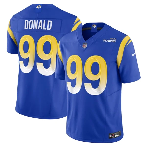 Aaron donald los angeles rams nike vapor f.u.s.e. limited jersey Royal