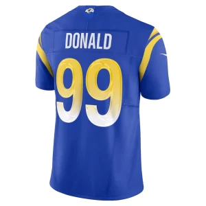 Aaron donald los angeles rams nike vapor f.u.s.e. limited jersey Royal L