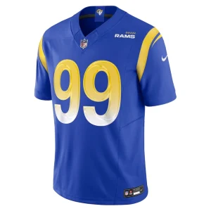 Aaron donald los angeles rams nike vapor f.u.s.e. limited jersey Royal M