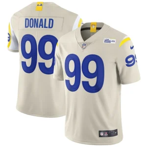 Aaron donald los angeles rams nike vapor limited jersey bone Multi