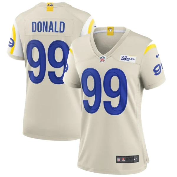 Aaron donald los angeles rams nike womens player game jersey bone Multi