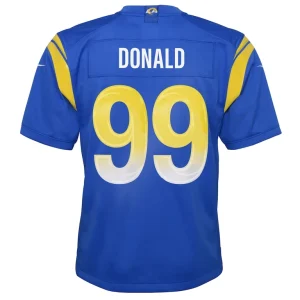 Aaron donald los angeles rams nike youth game jersey Royal Yth L