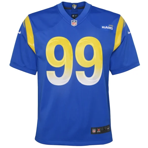 Aaron donald los angeles rams nike youth game jersey Royal Yth M