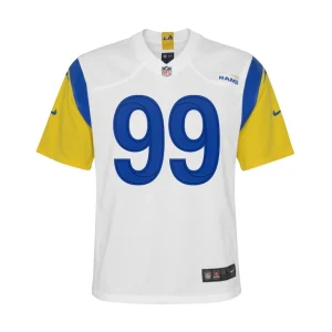 Aaron donald los angeles rams nike youth game jersey White Yth M