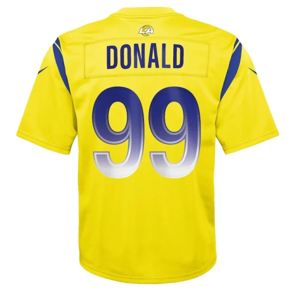 Aaron donald los angeles rams nike youth inverted game jersey Gold Yth L
