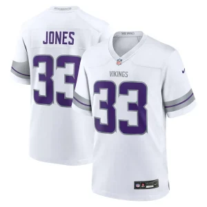 Aaron jones minnesota vikings nike alternate game player jersey White