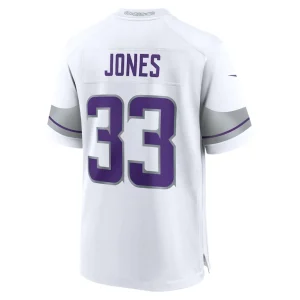 Aaron jones minnesota vikings nike alternate game player jersey White L