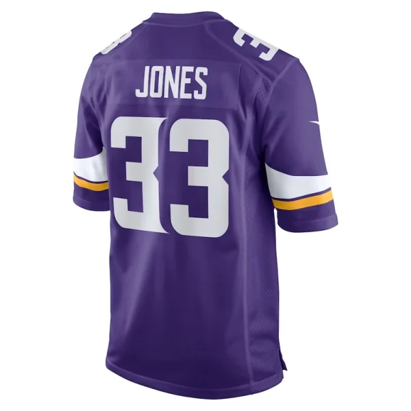 Aaron jones minnesota vikings nike game player jersey Purple L