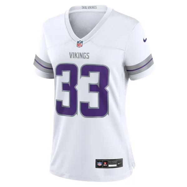Aaron jones minnesota vikings nike womens alternate game player jersey White M